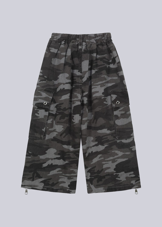 Pantaloni Cargo Camo