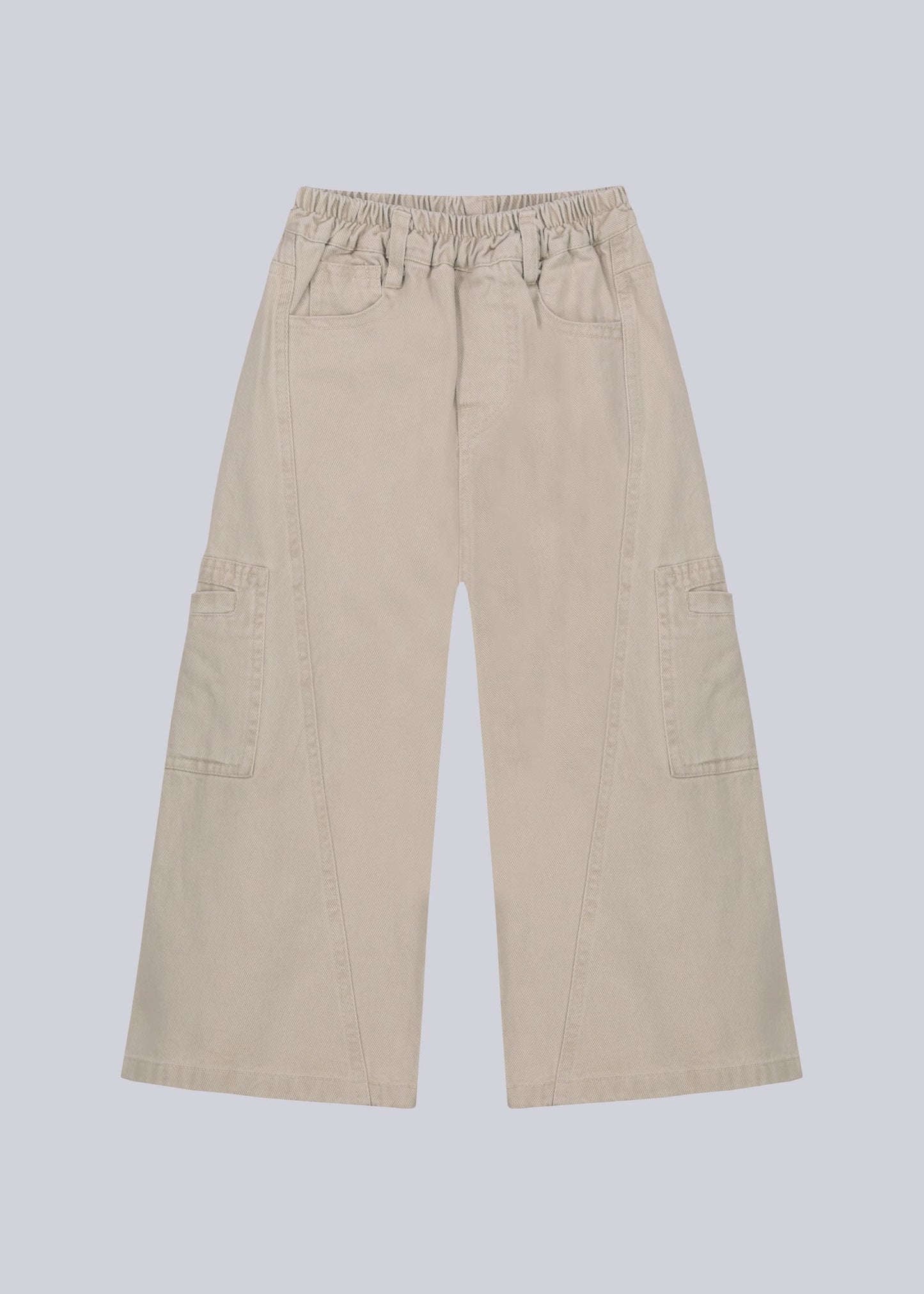 Pantaloni con Cucitura Asimmetrica