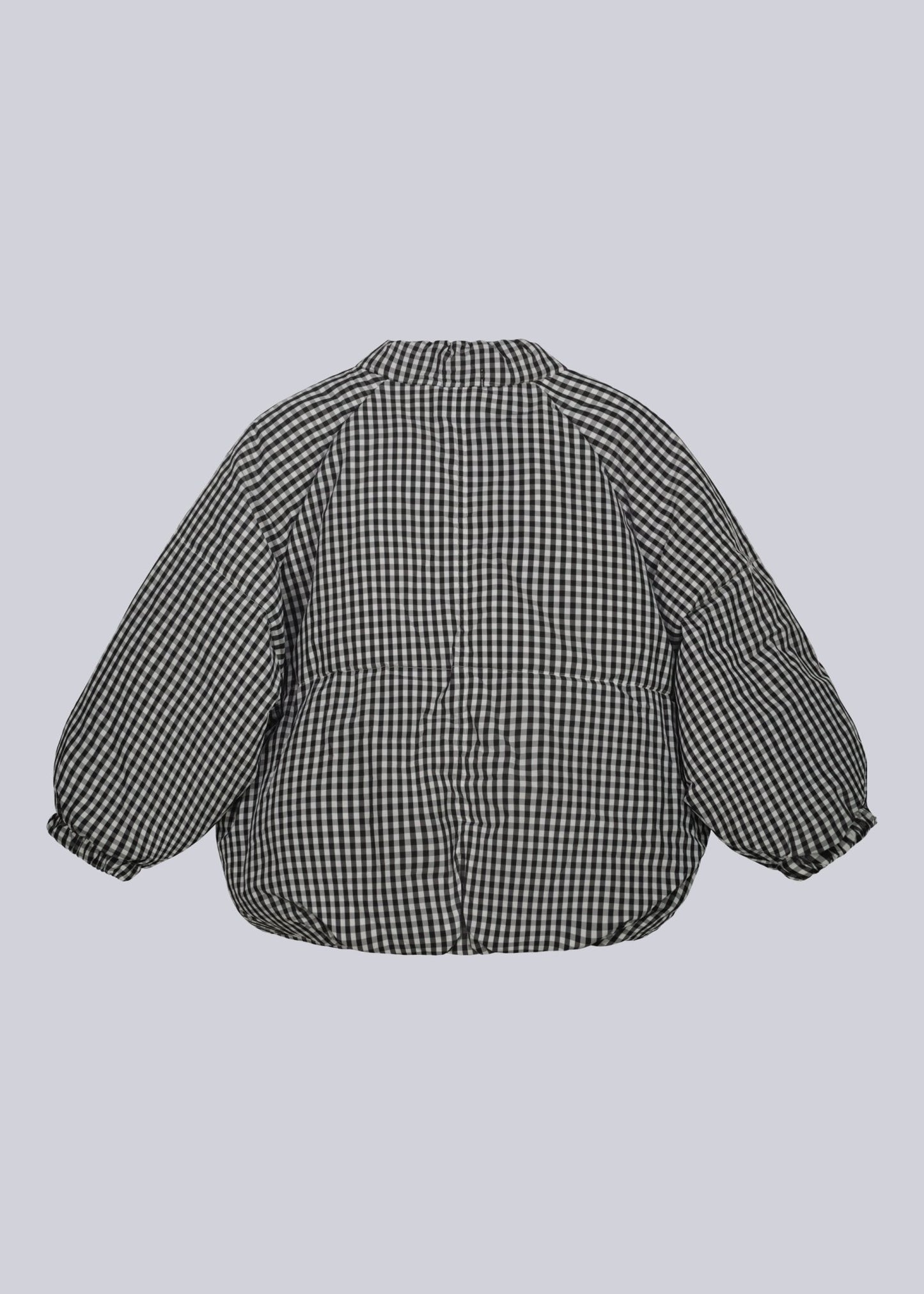 Checkered Puffer Jacket - Never Say Kids