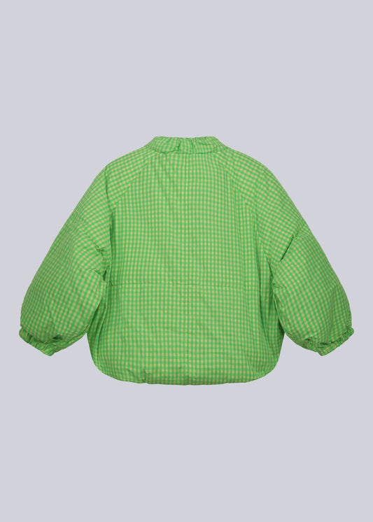 Checkered Puffer Jacket - Never Say Kids