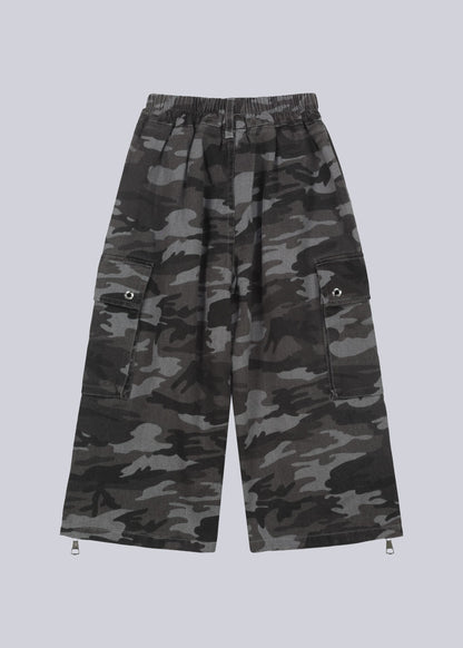 Pantaloni Cargo Camo