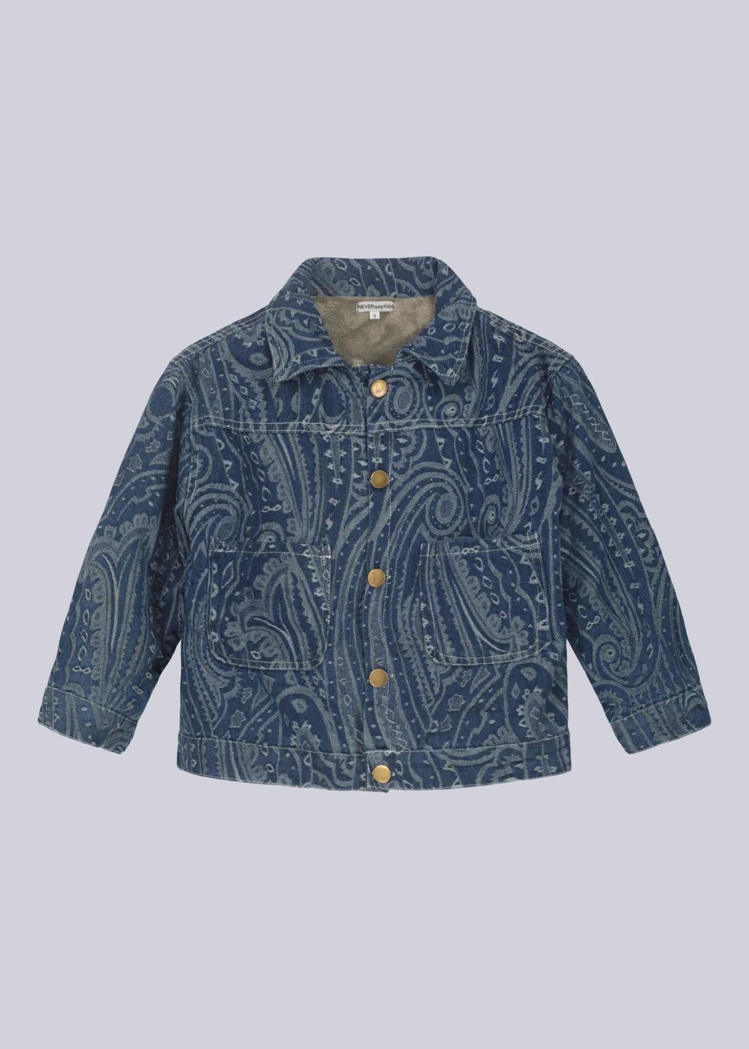 Bandana Fleece Jacket - Never Say Kids