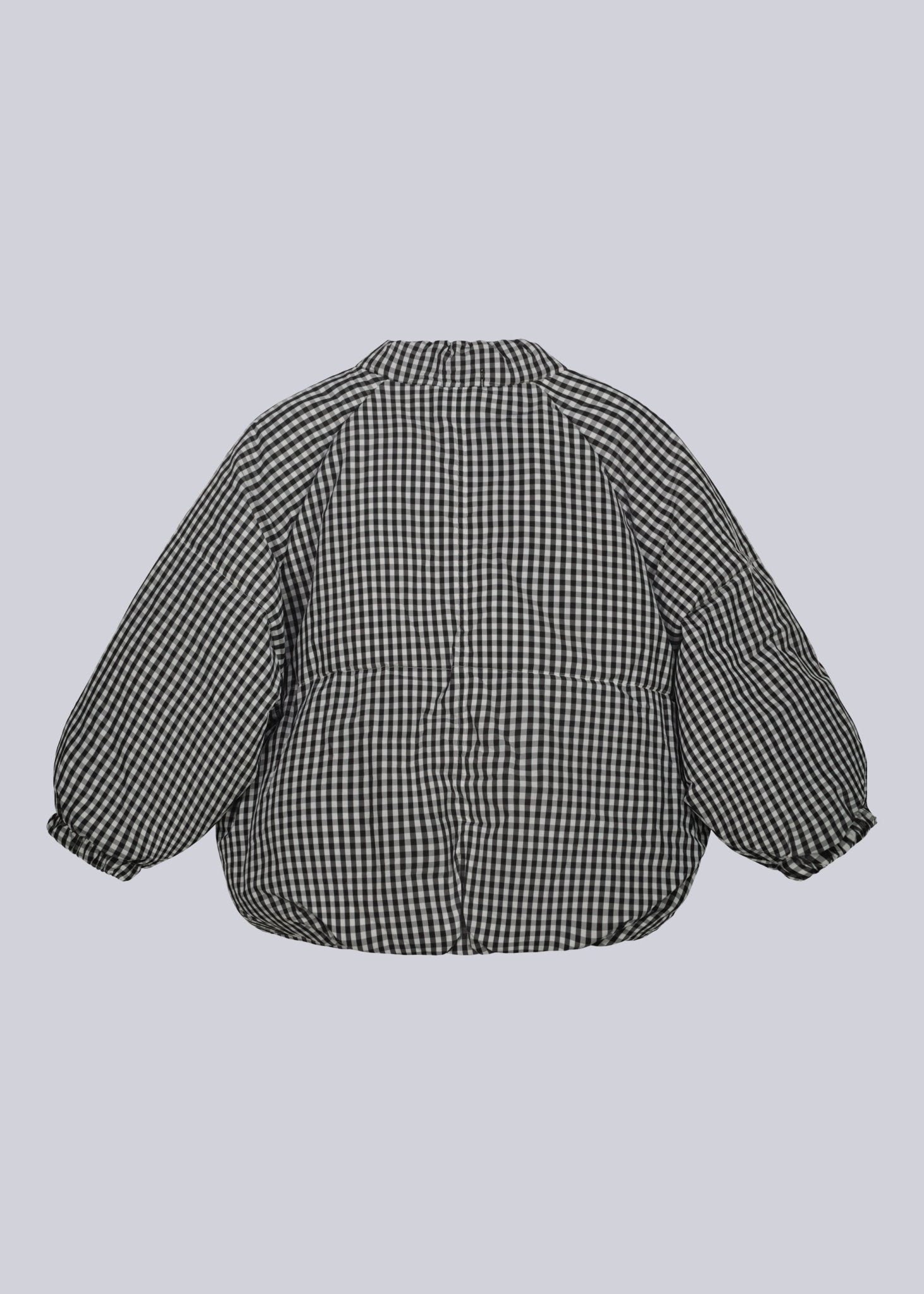 Checkered Puffer Jacket - Never Say Kids