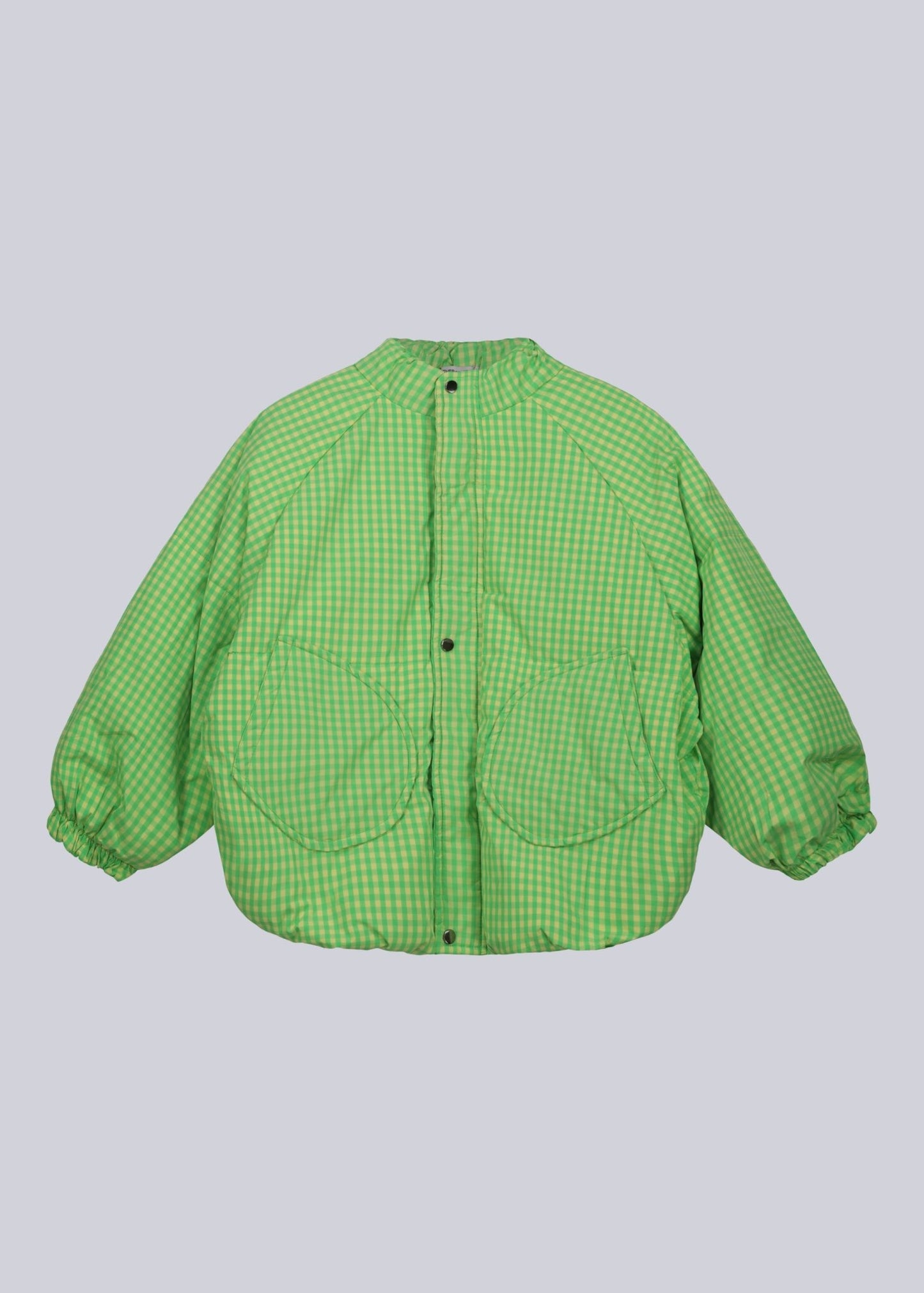 Checkered Puffer Jacket - Never Say Kids