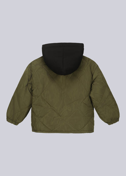 Quilted Hoodie Jacket - Never Say Kids