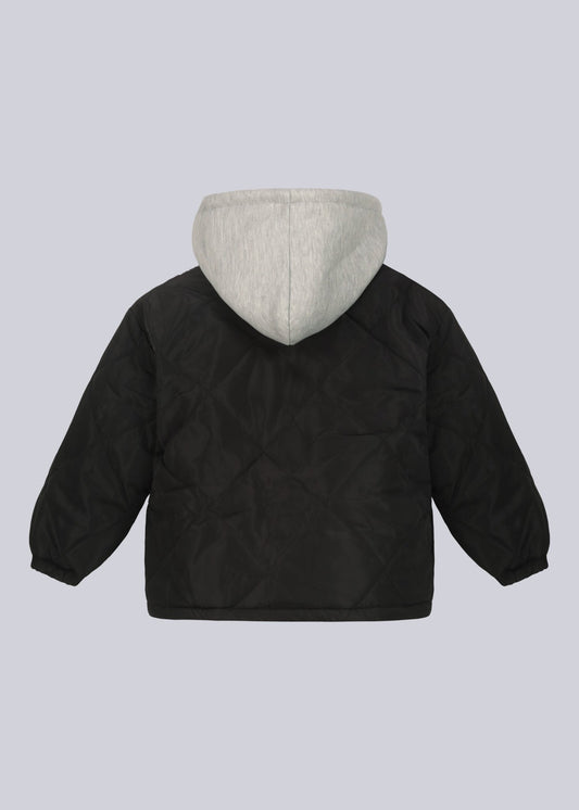 Quilted Hoodie Jacket - Never Say Kids