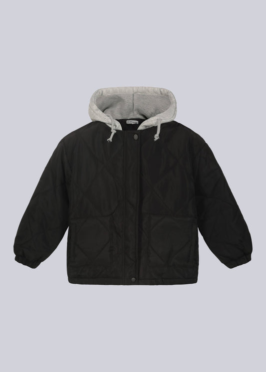 Quilted Hoodie Jacket - Never Say Kids