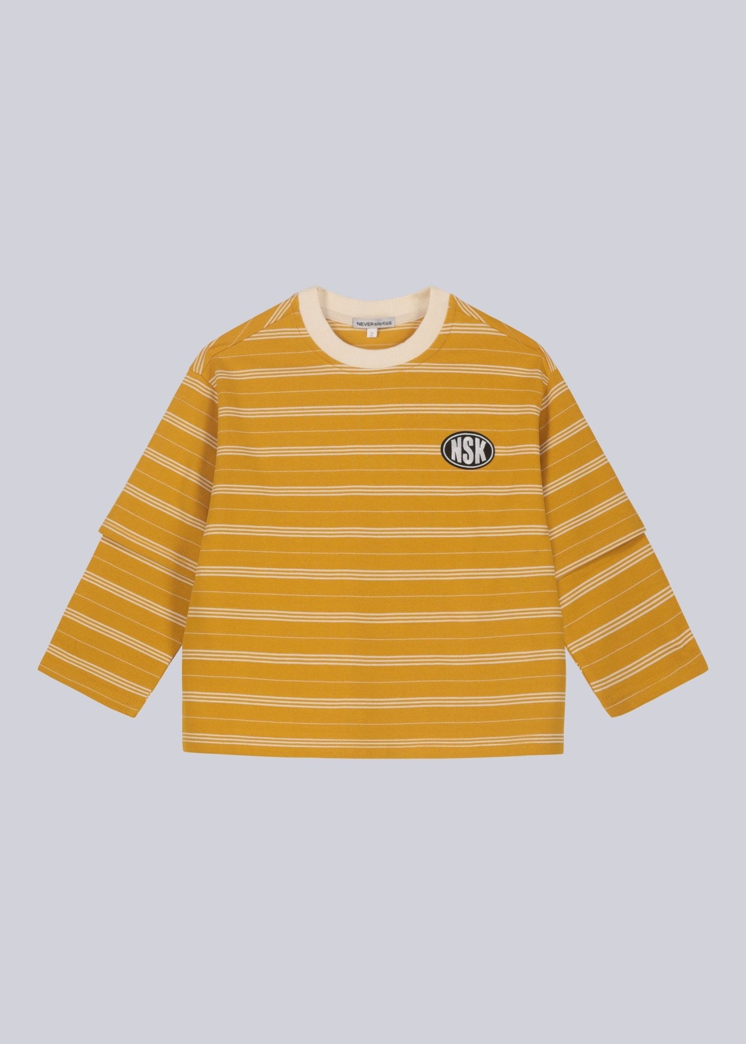 Striped Double Sleeve T-Shirt - Never Say Kids